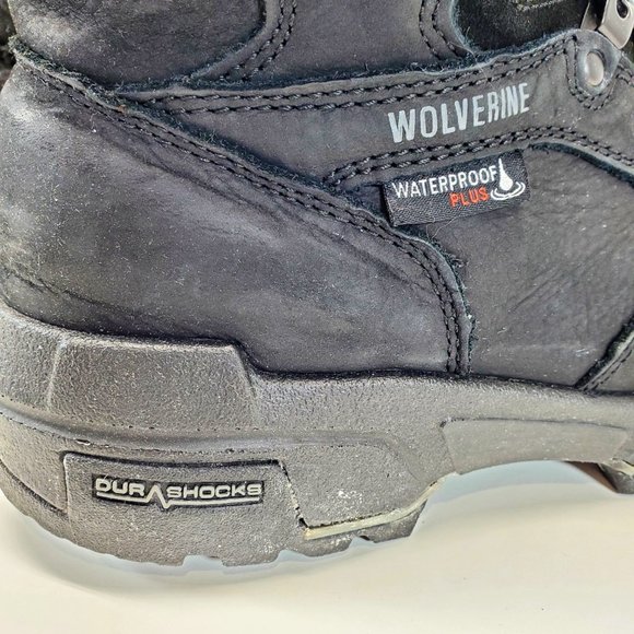 Wolverine Men's Size 10.5 Legend 6-Inch Waterproof Comp Toe Work Shoe - Picture 8 of 12